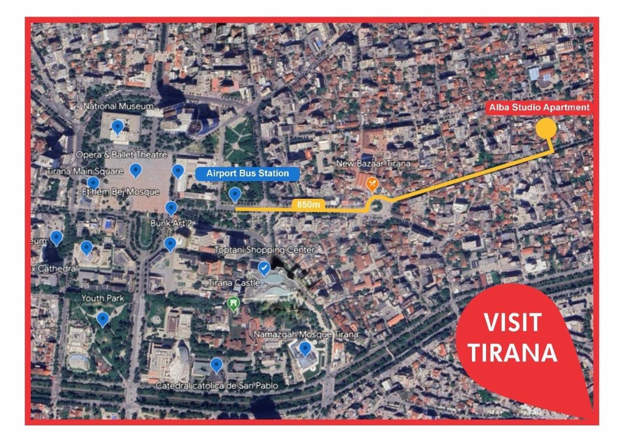 Alba Studio Apartment Tirana Exterior foto